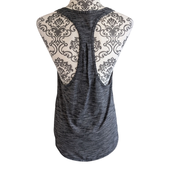 Lululemon 105 F Singlet Active Run Yoga Athletic Women 10 Heathered Black 12/14 - Picture 4 of 9
